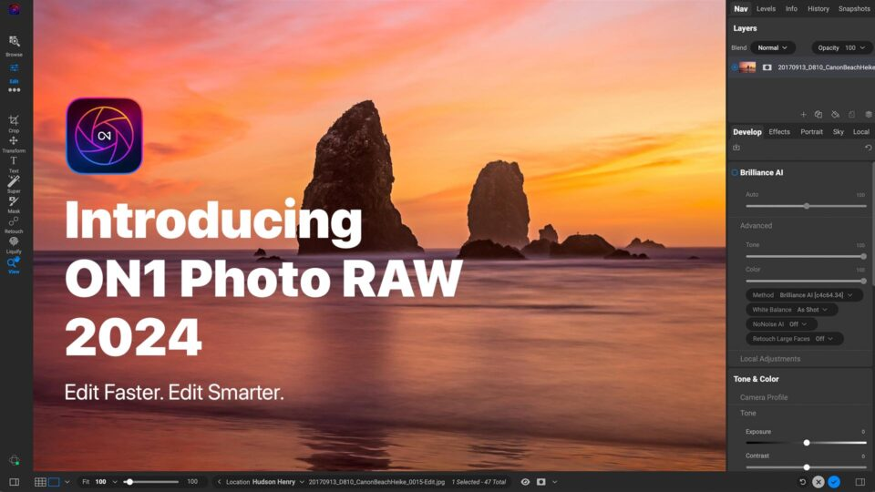 ON1 Photo RAW - image editing software
