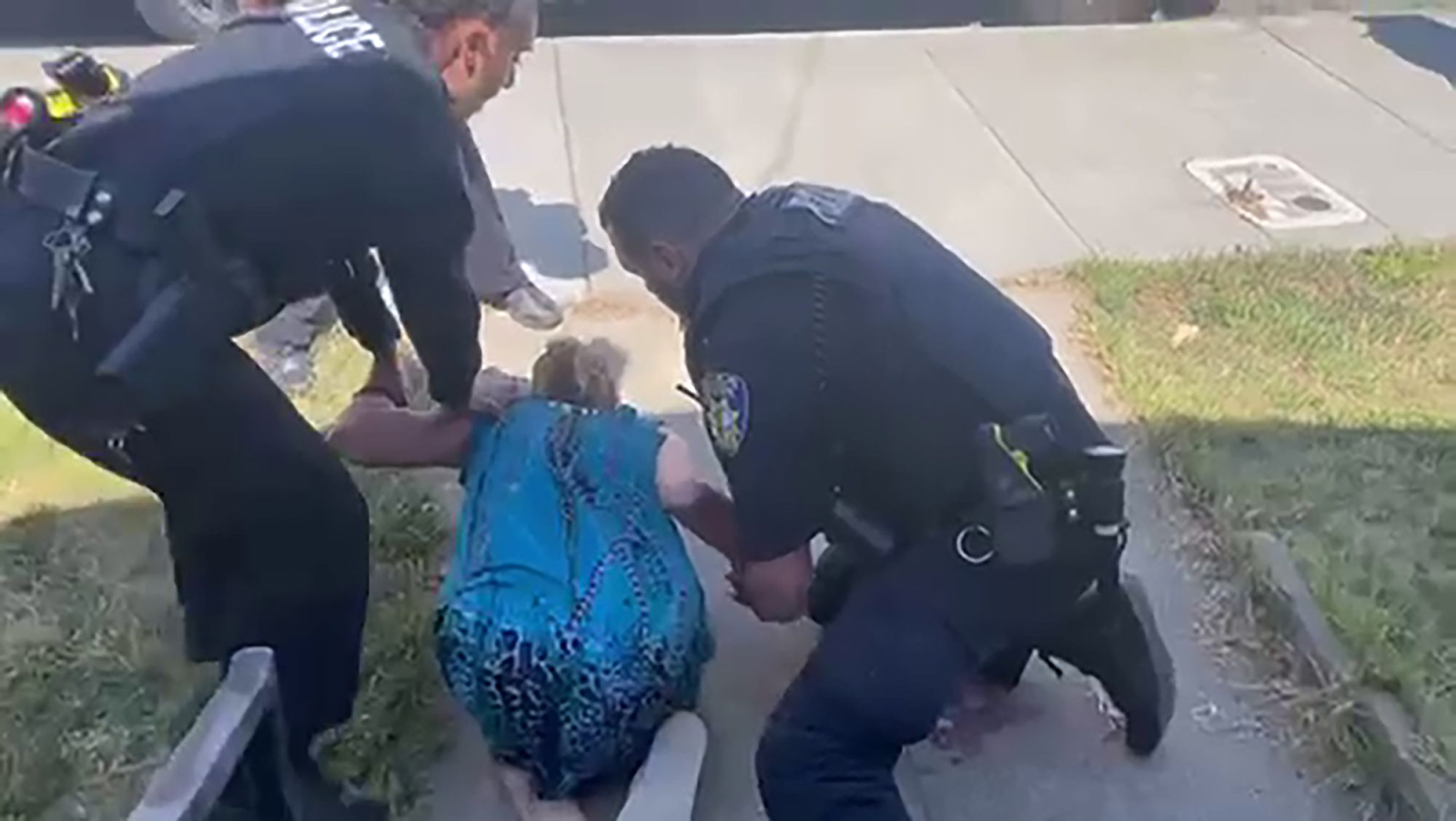 Vallejo police officers forcibly arrested Jayme Rush during a traffic stop on June 30. 