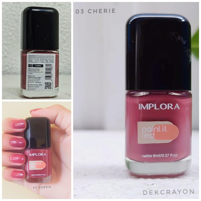 review  Paint it Red 03 Cherie