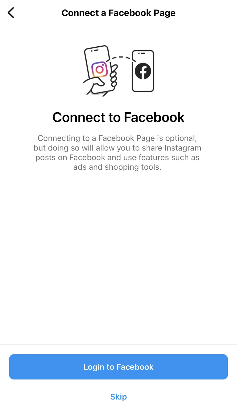 Connect to a Facebook Page