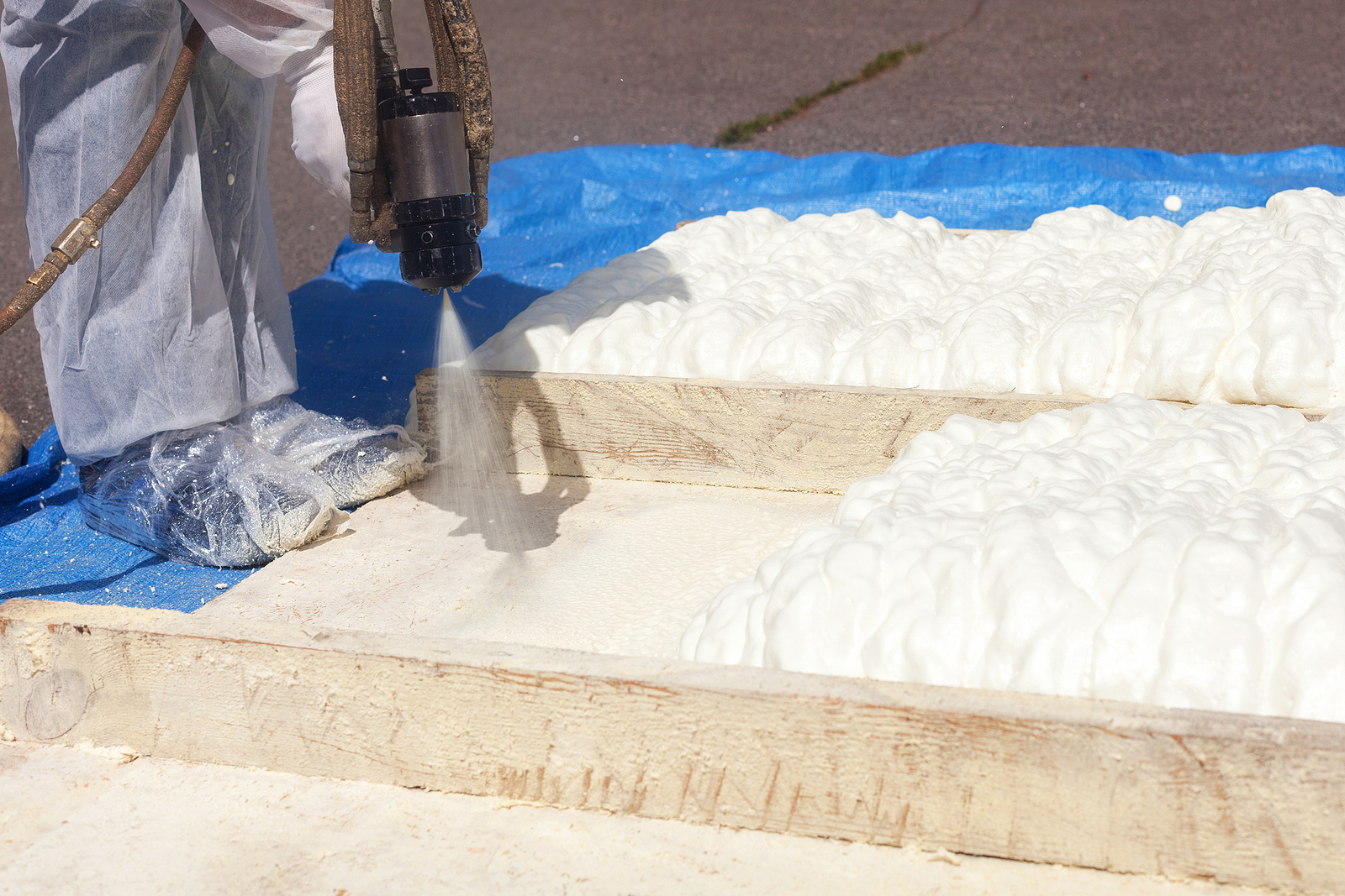 Spray foam insulation in Las Vegas, Nevada from First Quality Roofing