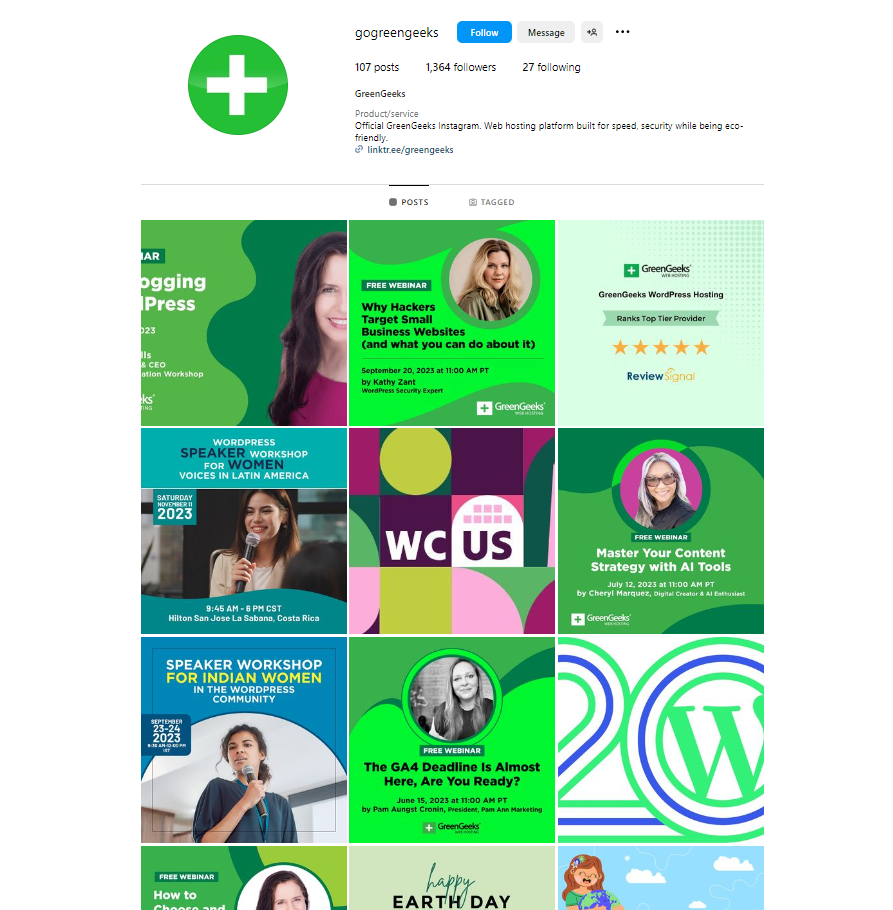 Instagram Social Media Business Account