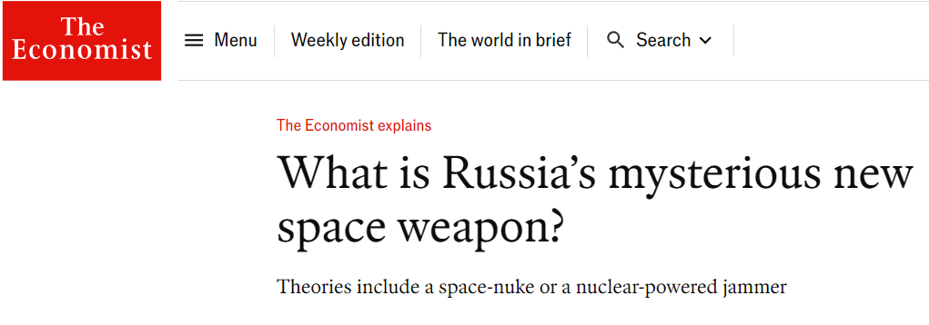 سلاح فضایی جدید روسیه چیست؟