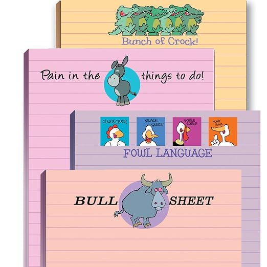 funny notepads