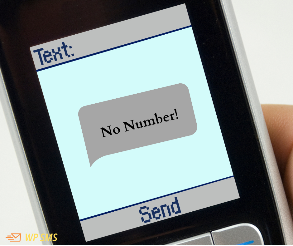 how to send sms without a number