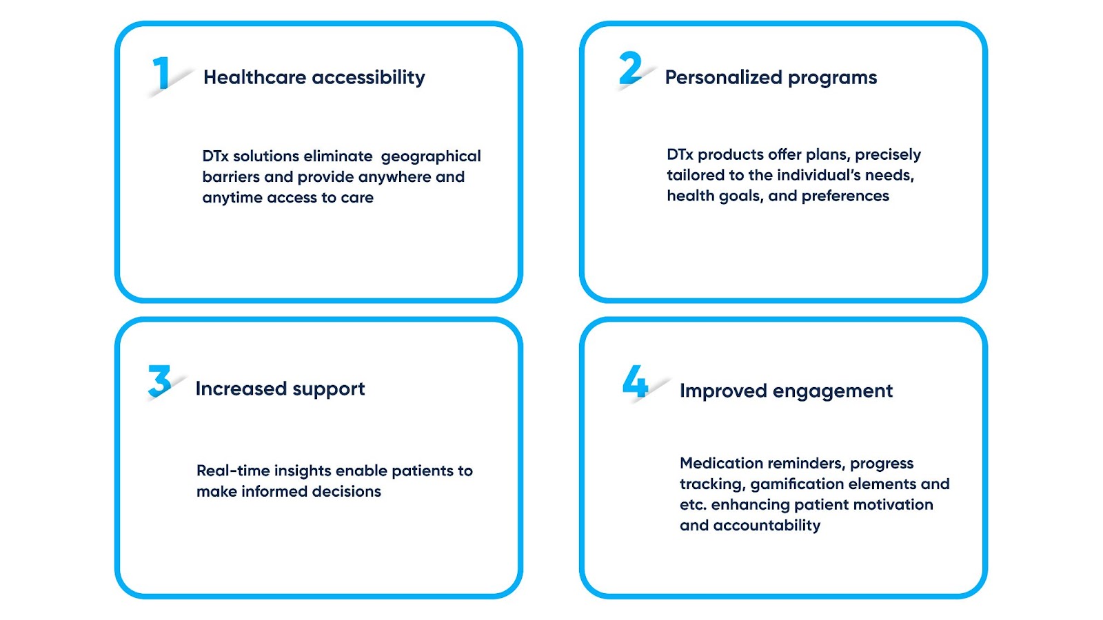 Digital therapeutics key benefits, by Abto Software