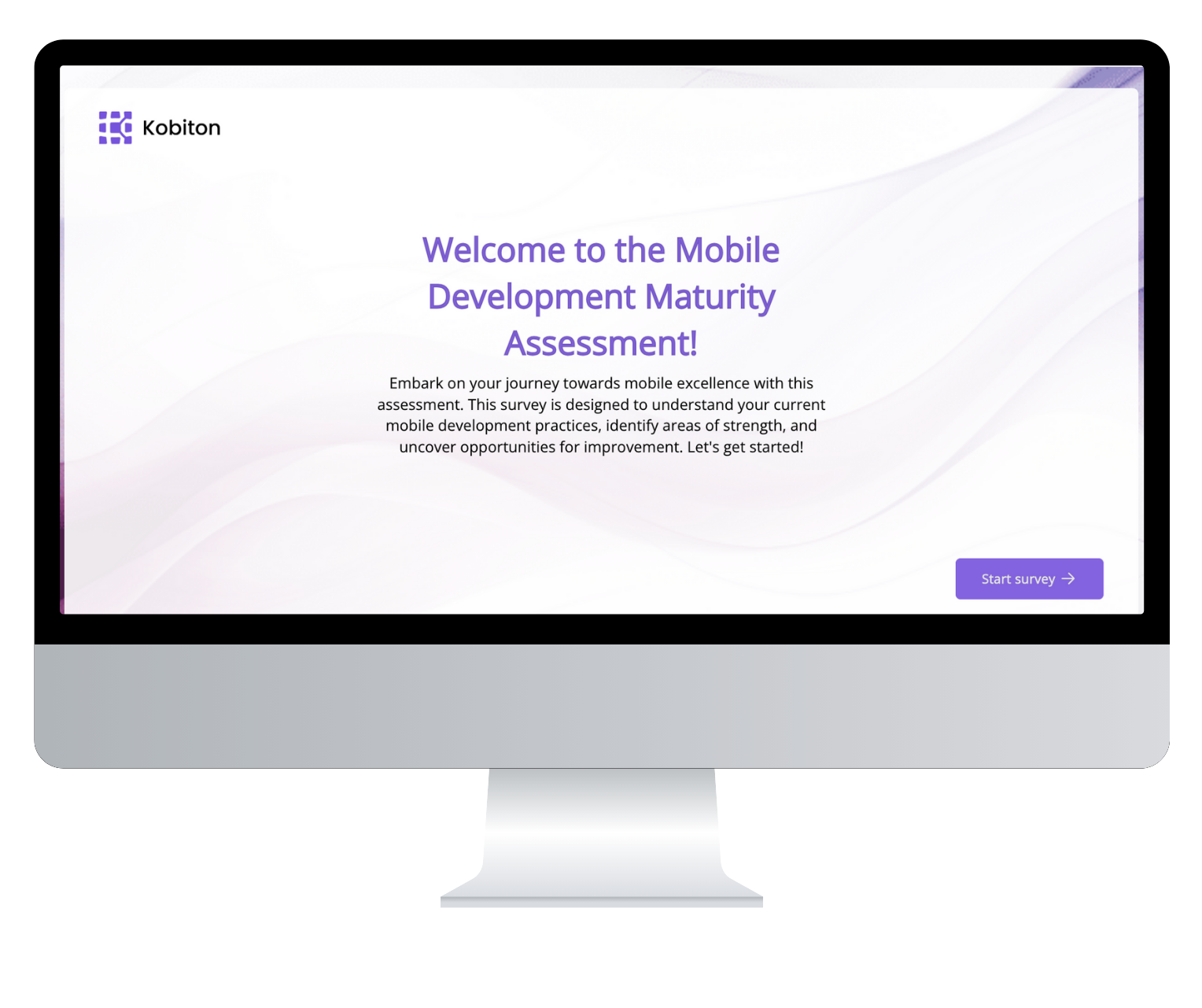 Graphic of mobile development maturity assessment