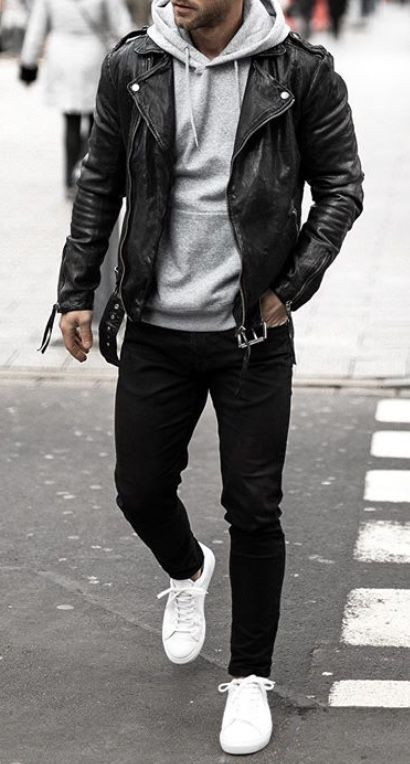 High Leather-based Jacket Outfits for Your Day Out