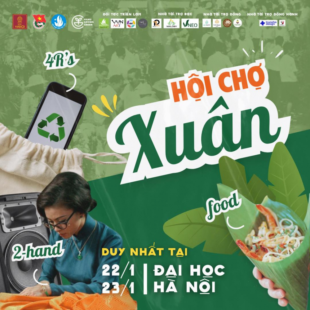 Hội chợ Xuân mang dư vị Tết xưa dân dã cùng tinh thần sống xanh