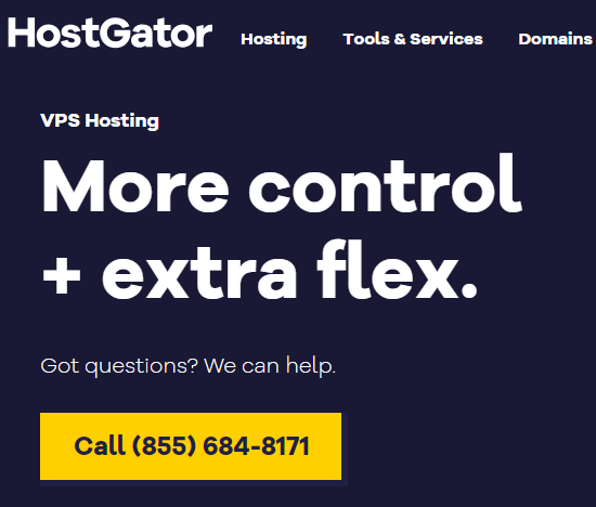 HostGator managed VPS hosting