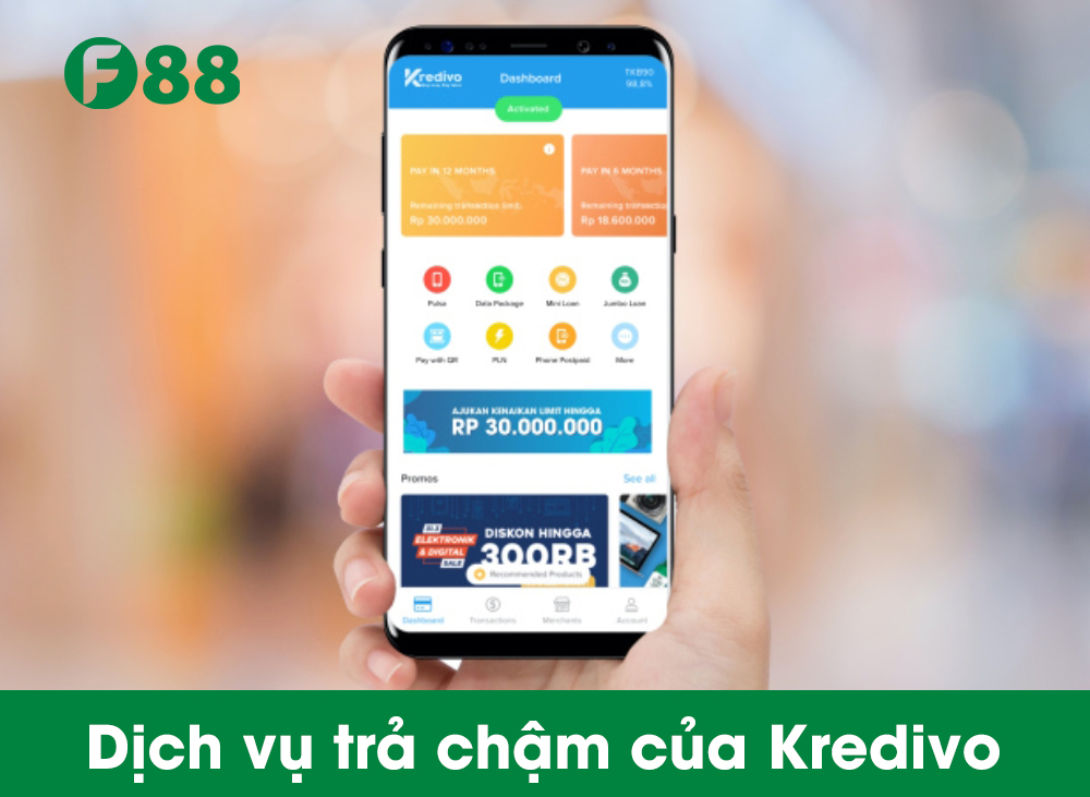 trả chậm kredivo