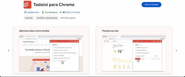 produtividade Google Chrome