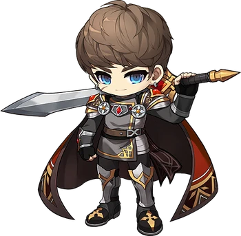 Promotional artwork of Hero from MapleStory.