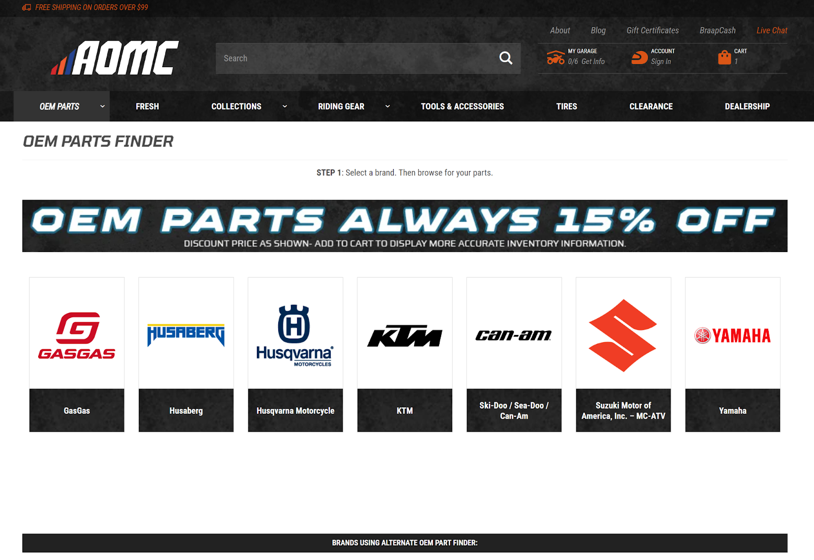 OEM Parts Finder