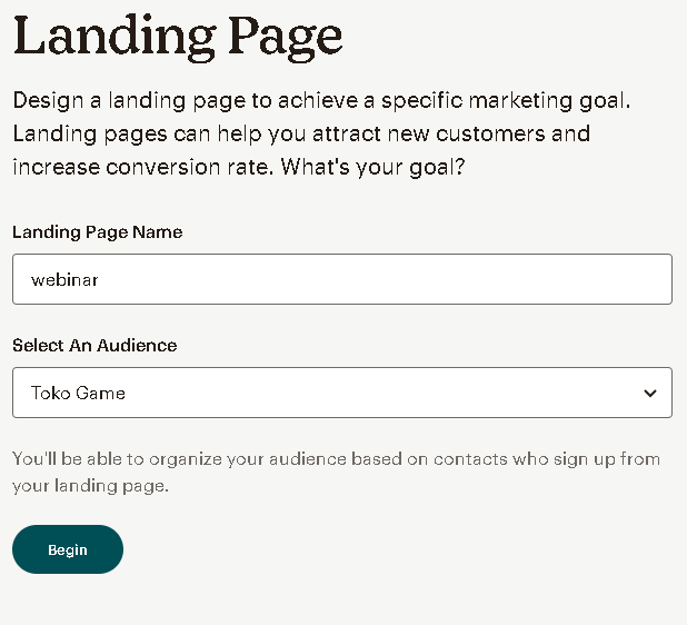A screenshot of a landing page

Description automatically generated