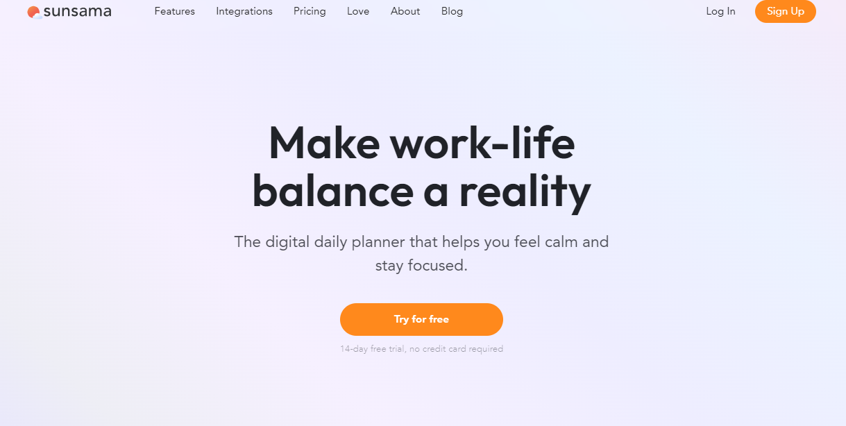 Sunsama: Make work-life balance a reality