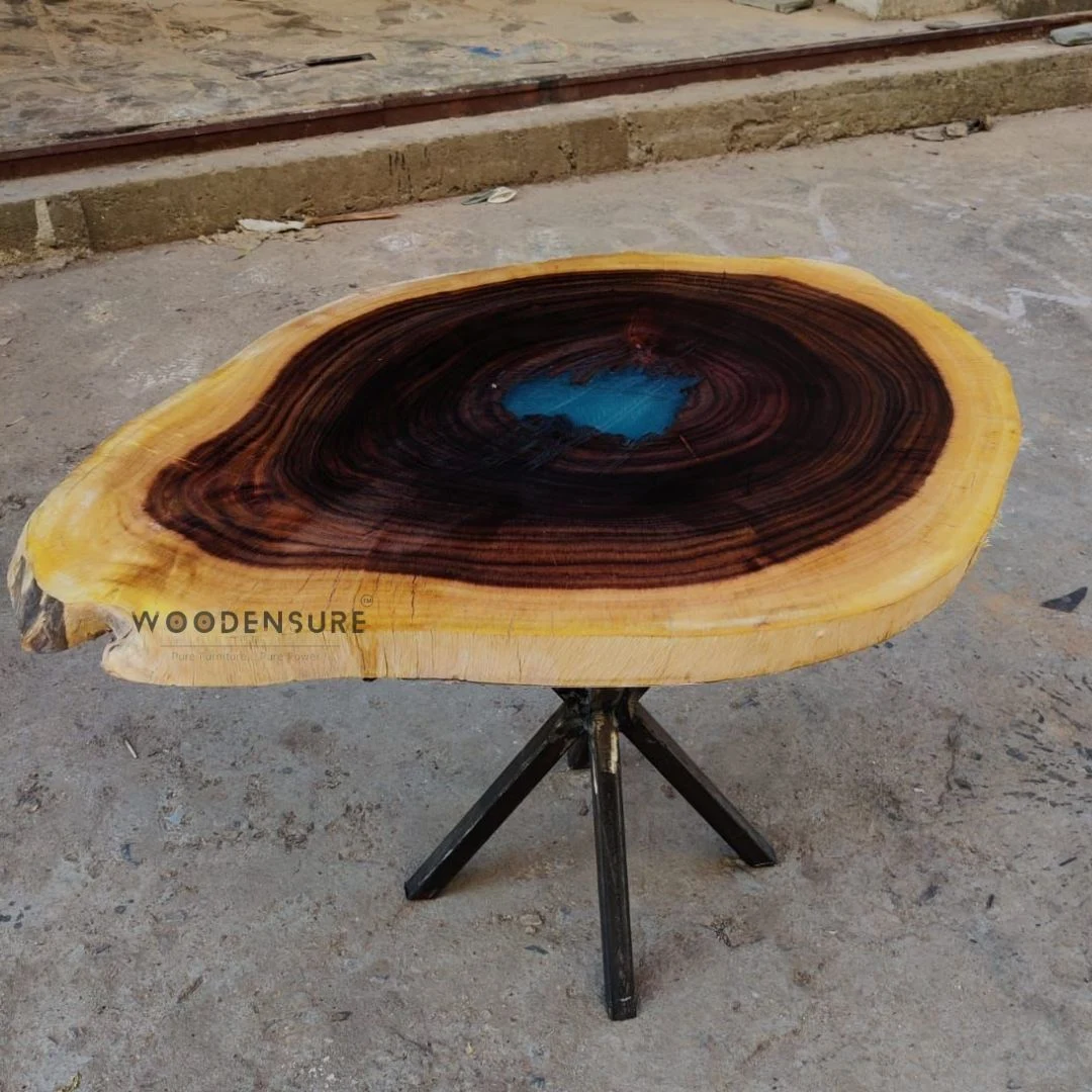 epoxy resin river center table
