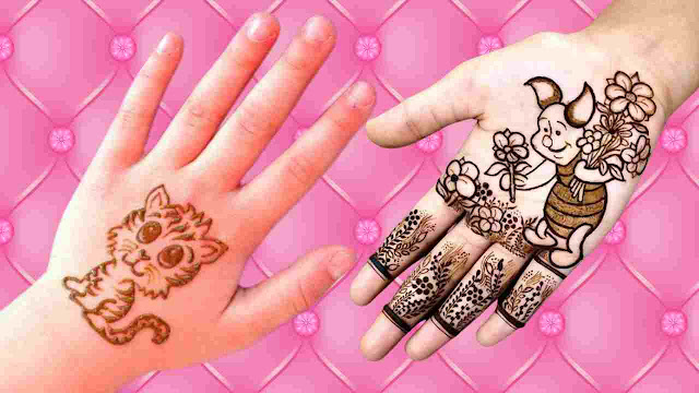 BACCHON KE LIYE KHUBSURAT MEHNDI DESIGN