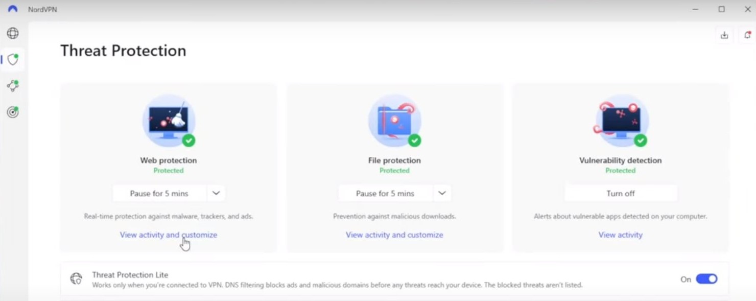 NordVPN’s Threat Protection 