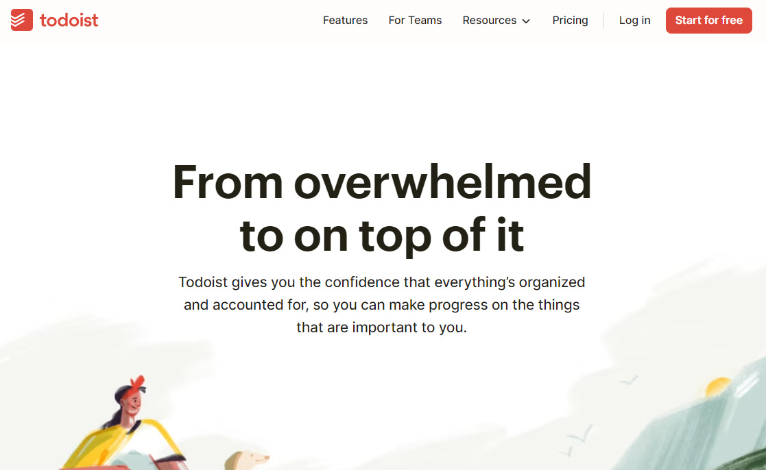 From overwhelmed to on top of it with Todoist