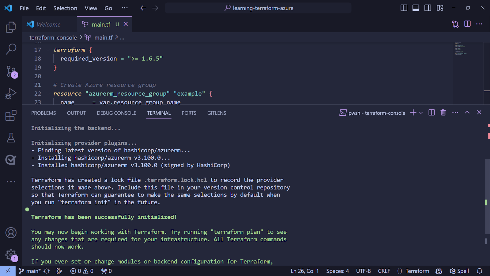 How to use Terraform Console Command