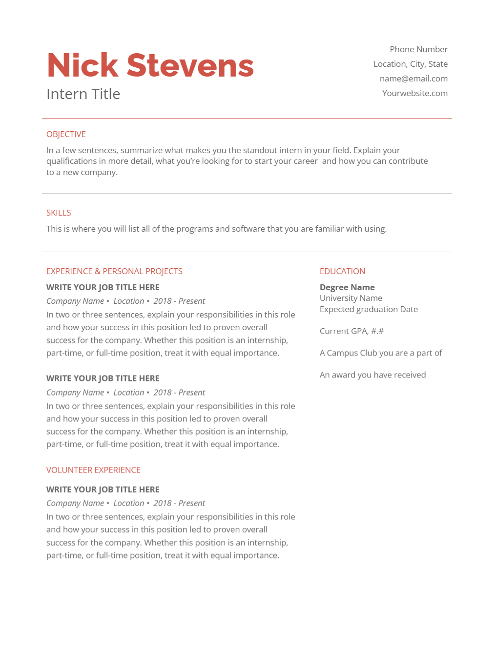 call center resume examples, call center resume for interns