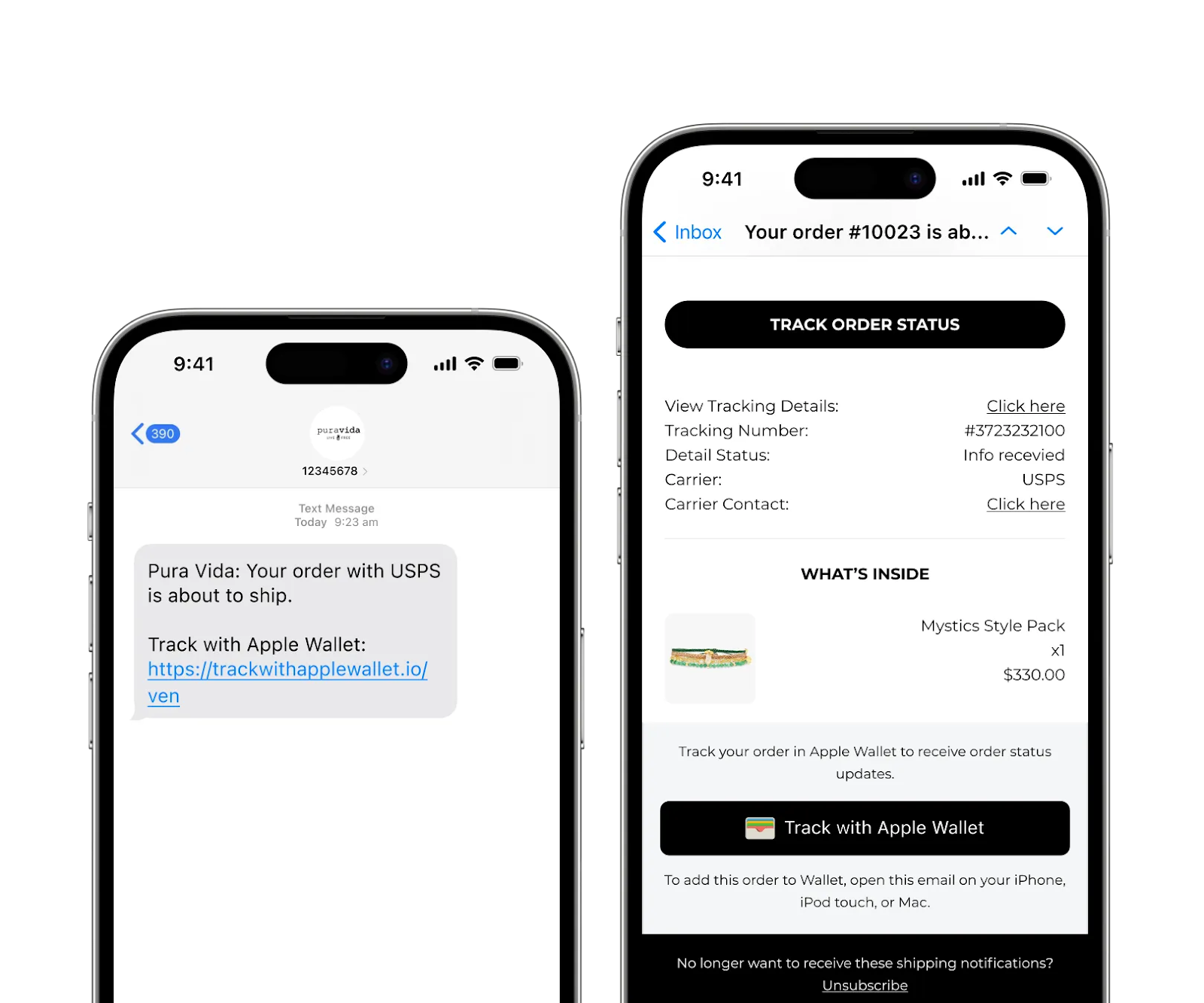 Apple Wallet Order Tracking by AfterShip