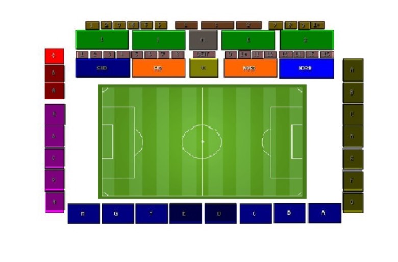 Stadio Benito Stirpe Seating Plan