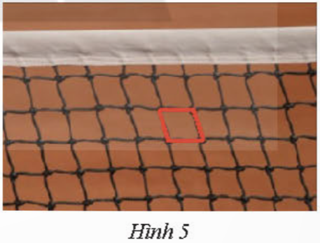 A close-up of a tennis net

Description automatically generated