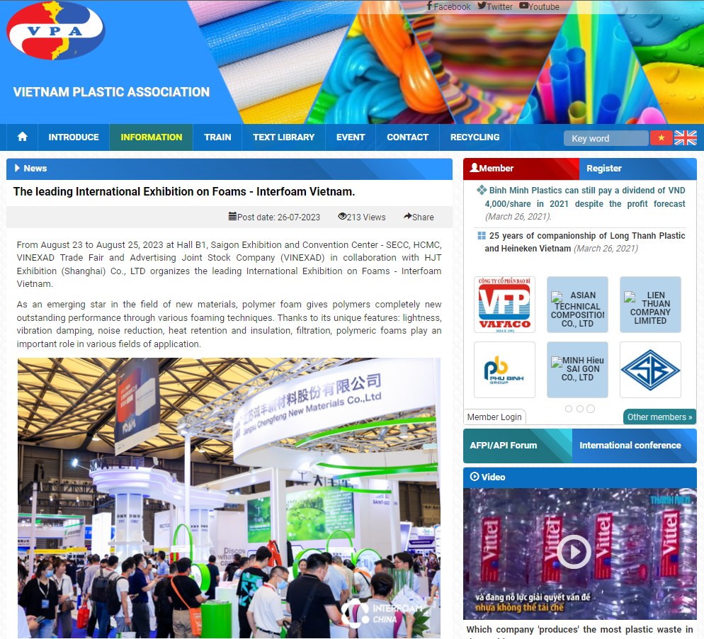 VPA  - Vietnam Plastics Association-news