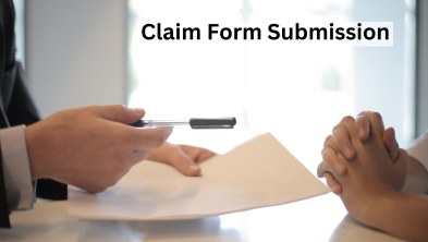 claim form submission between two people
