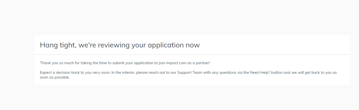 Step #9: The team will review your application.