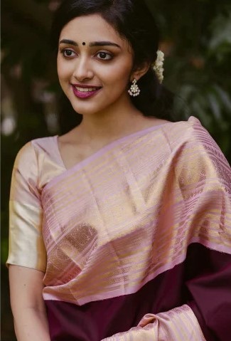 Pattu saree wearing in tamil hotsell