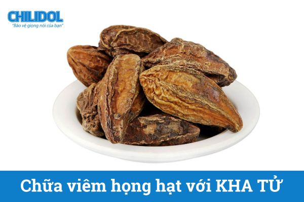 Chữa viêm họng với quả Kha tử