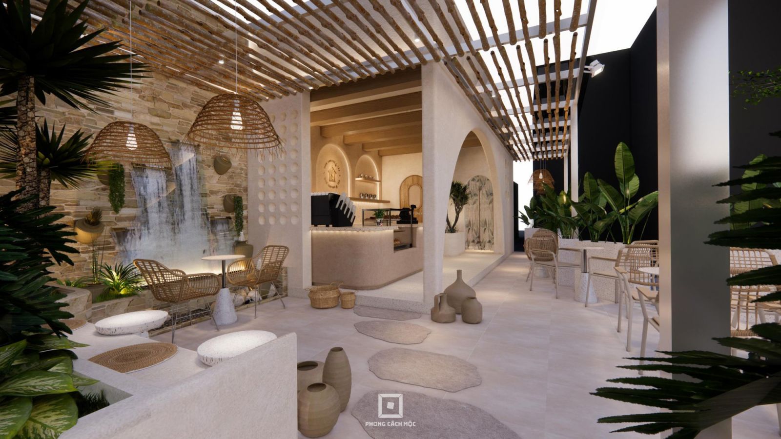 Đặc điểm nổi bật của thiết kế quán cafe phong cách Địa Trung Hải