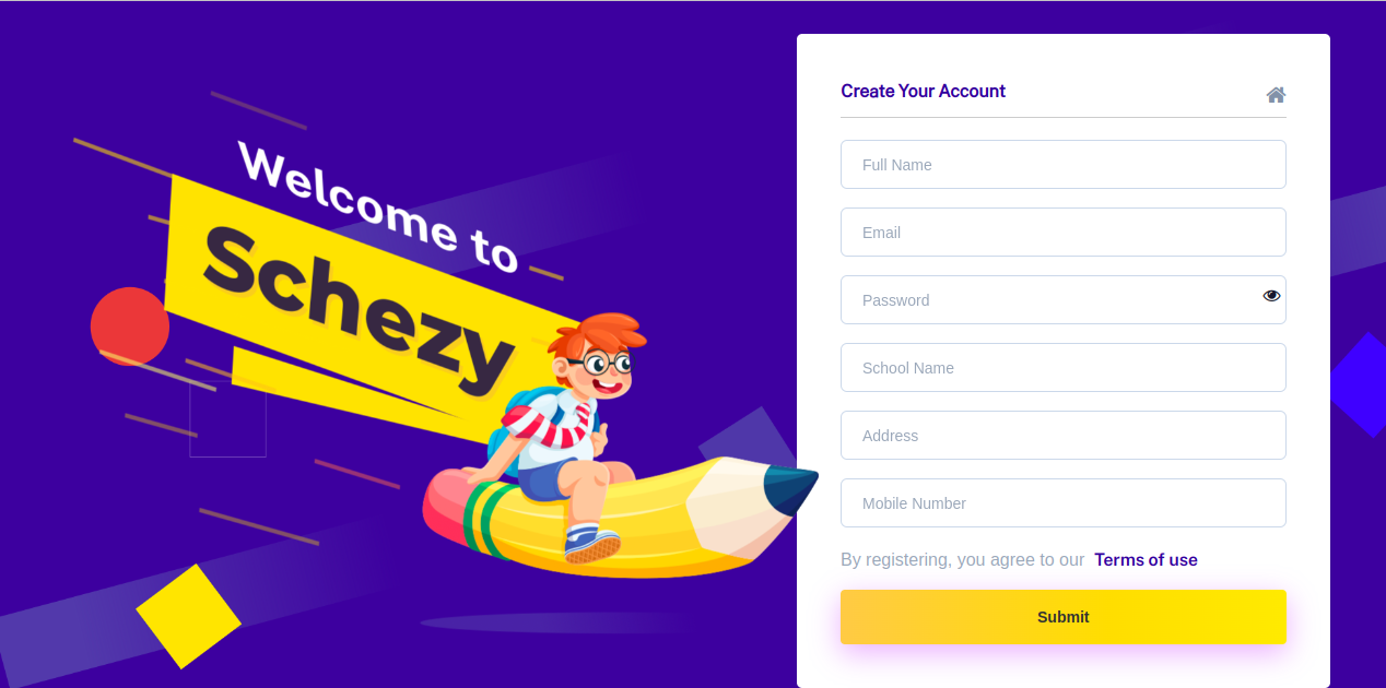 Schezy platform for school management