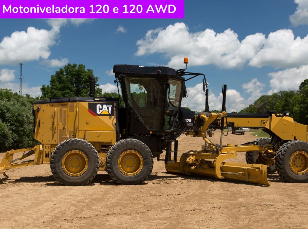 Motoniveladora 120 e 120 AWD Caterpillar