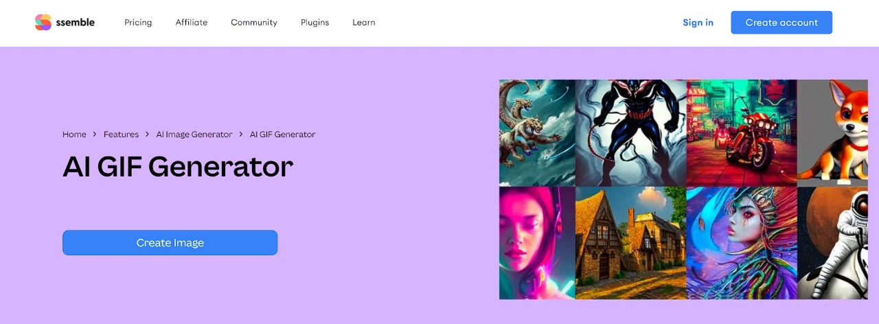 Ssemble's AI Image Generator