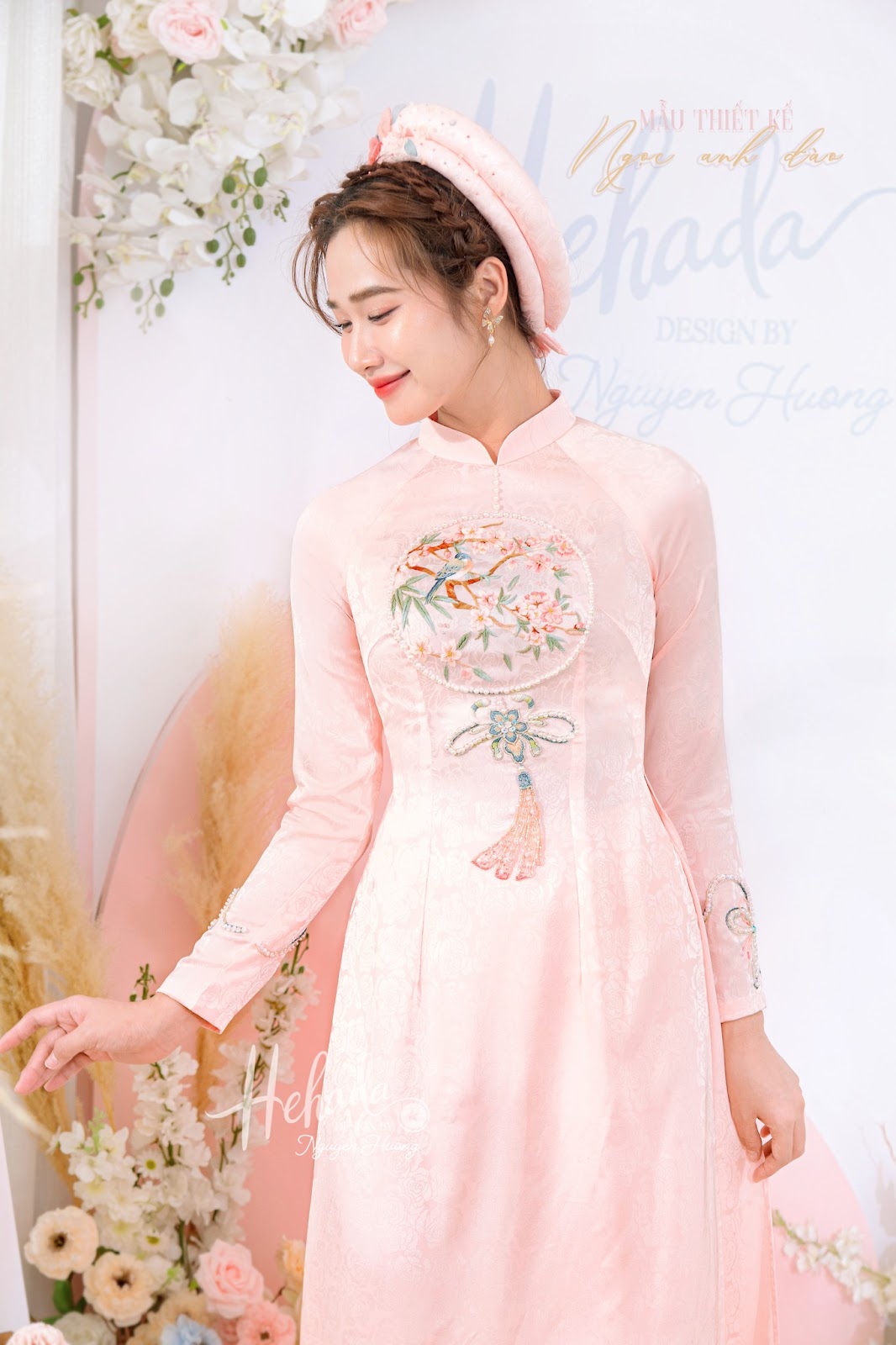 Áo dài cưới Ngọc Anh Đào cho nàng dâu
