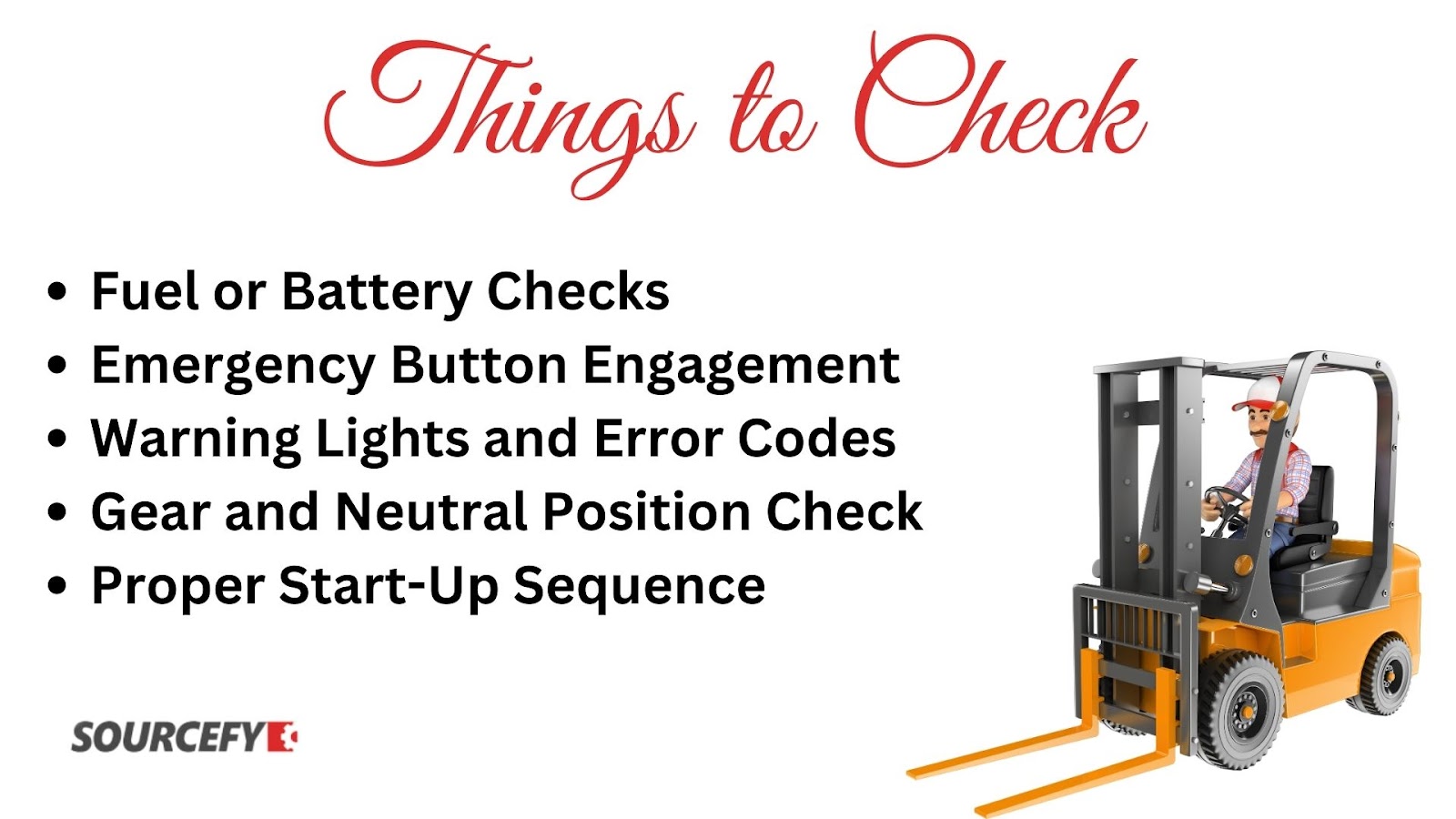 Important Things to Check if Your Forklift Doesn't Start