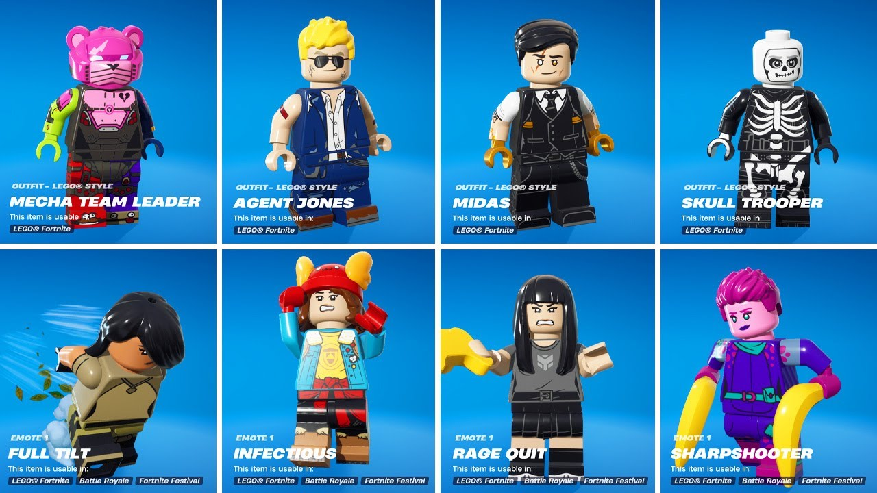 Lego character styles