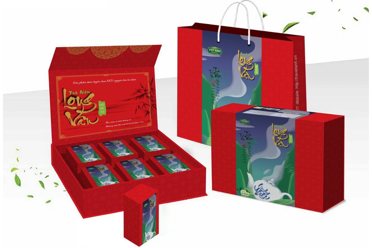 
Hộp quà trà nõn Long Vân - 300g (6 hộp x 50g)
