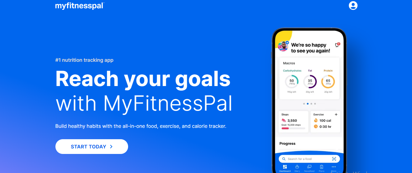 MyfitnessPal Healthcare app