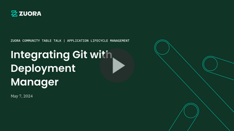 Integrating Git with Deployment Manager