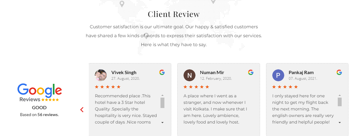 Client Testimonial for Delight Rooms