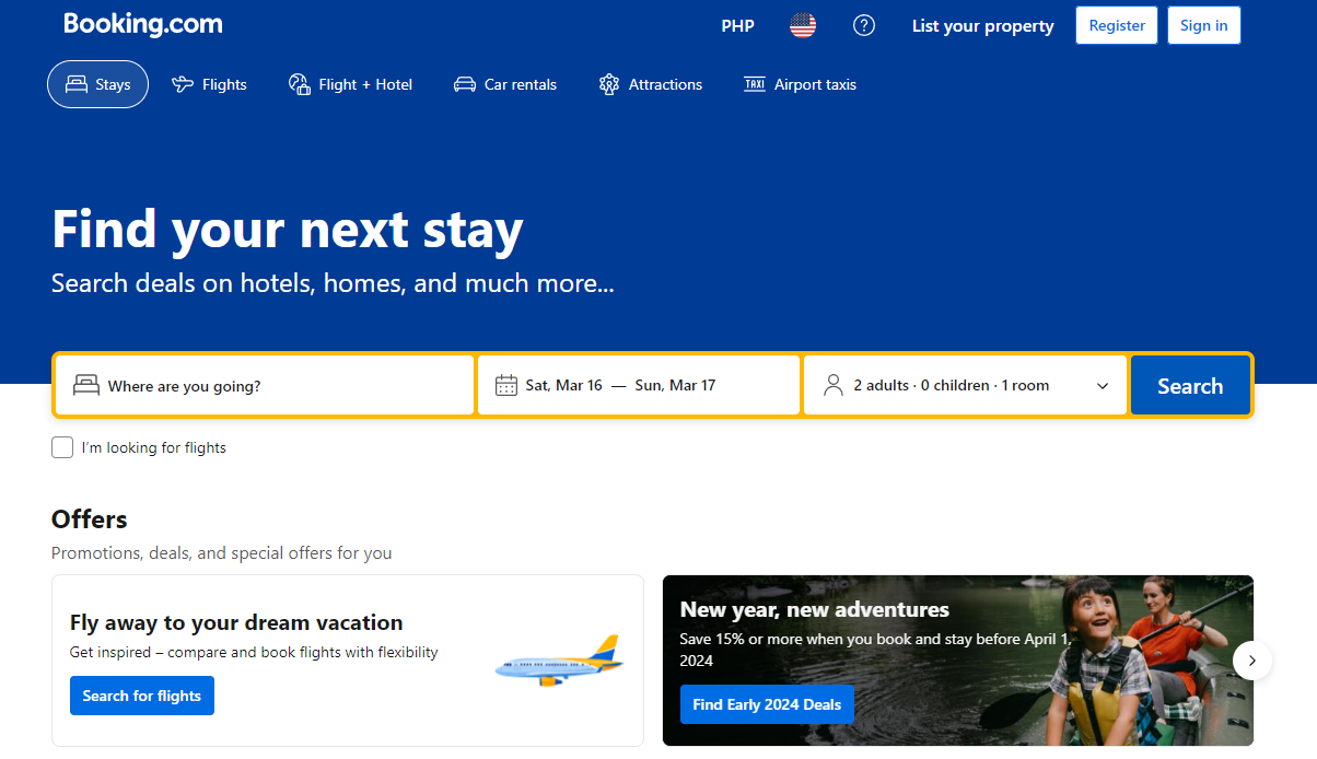 Booking.com: Find your next stay