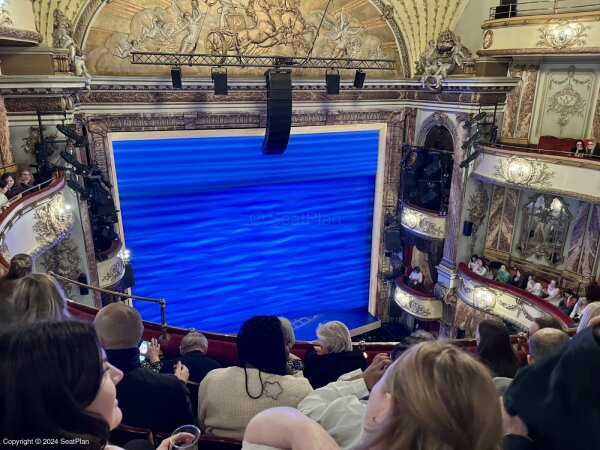 View from seat Grand Circle D24 at the Novello Theatre London for Mamma Mia!