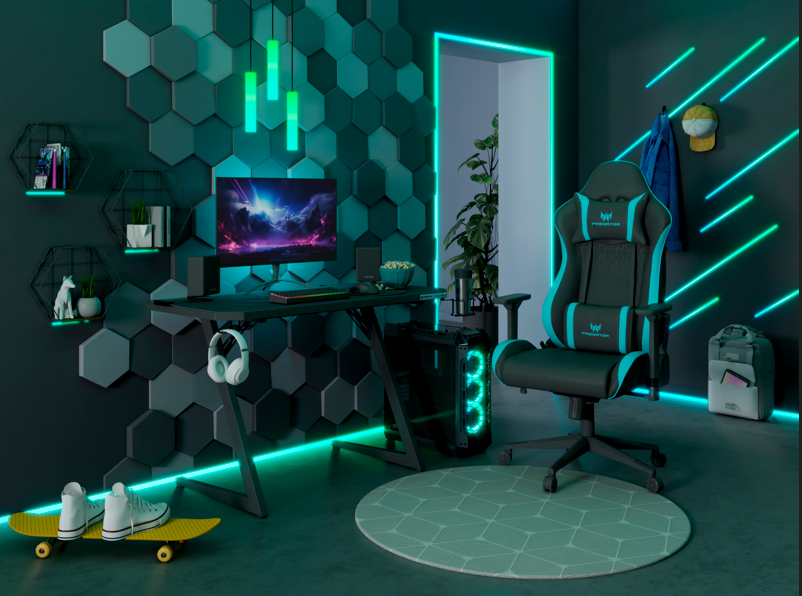 Siège de gaming ARIES collaboration Predator et Conforama