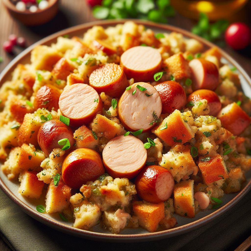 Chicken sausage dressing recipe