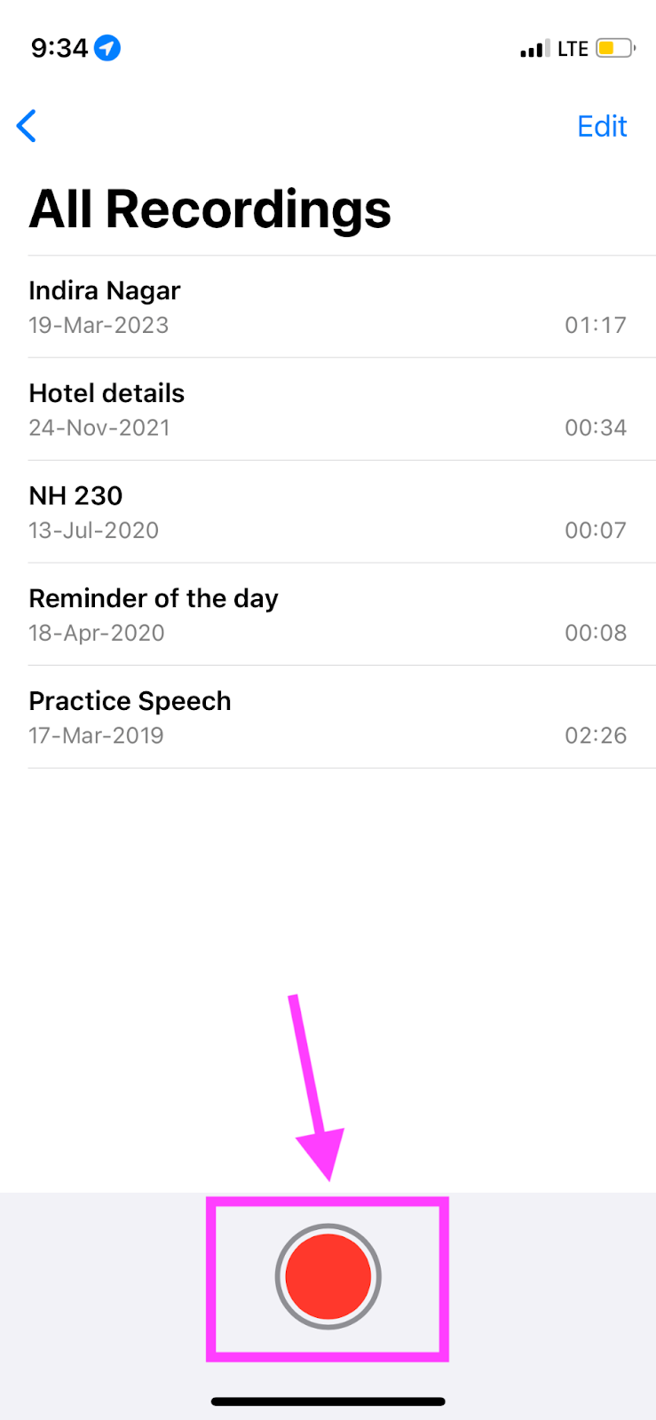 How to record a voice note on iPhone - Record a voice note